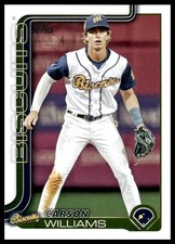 2025 Topps Pro Debut #PD-127 Carson Williams Montgomery Biscuits NM+