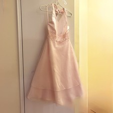 Rare Editions Girl s Dress Blush Pink Tulle Pearls Special Occasion new
