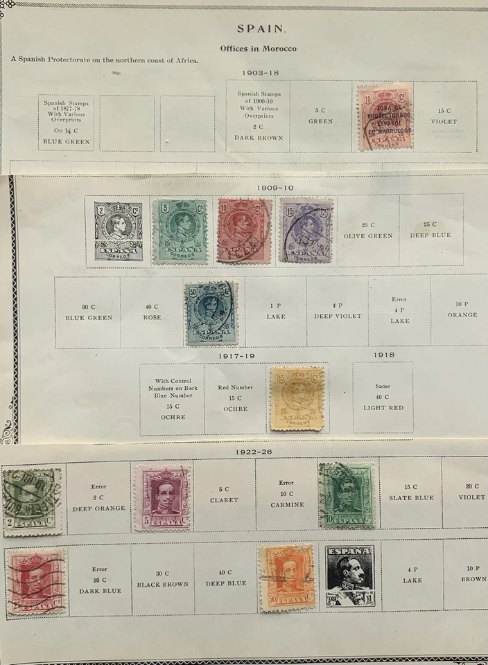 España 168 Sello Usado LH Sobre Papel Con Pocos M/OG LOTE #138 Foto 2 de 4