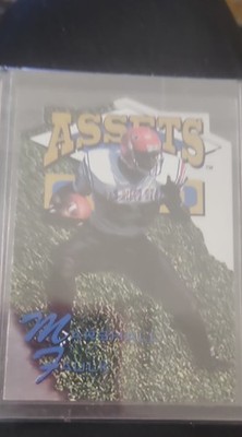 1995 Classic Assets Gold - Die-Cuts Silver Marshall Faulk #SDC5