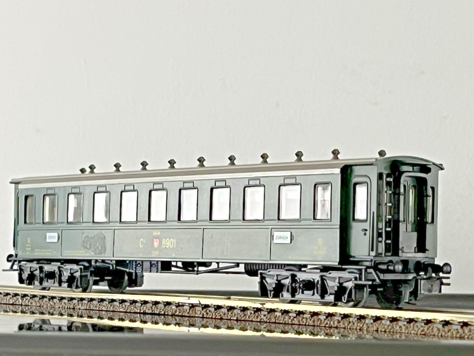 Voiture SBB Märklin 4138 wagon Ho de 3ème classe pour compléter votre rame suisse