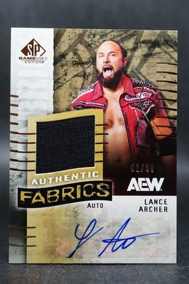2025 SP Game Used AEW Authentic Fabrics 62/99 Lance Archer #AFA-LA Auto