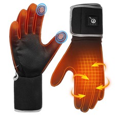 Heated Glove Liners for Men Women, Rechargeable Thin Gloves Hand Warmer with ...
