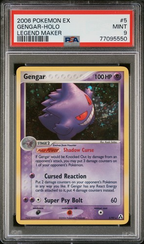 Gengar graded PSA 9 for sale on eBay