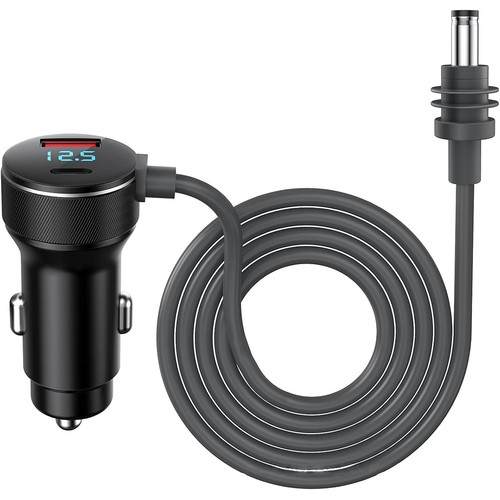 Starlink 3-in-1 Car Charger Cable 12V-48V DC+USB-C 140W+USB-A 35W+Volt Display - 第 1/26 張圖片
