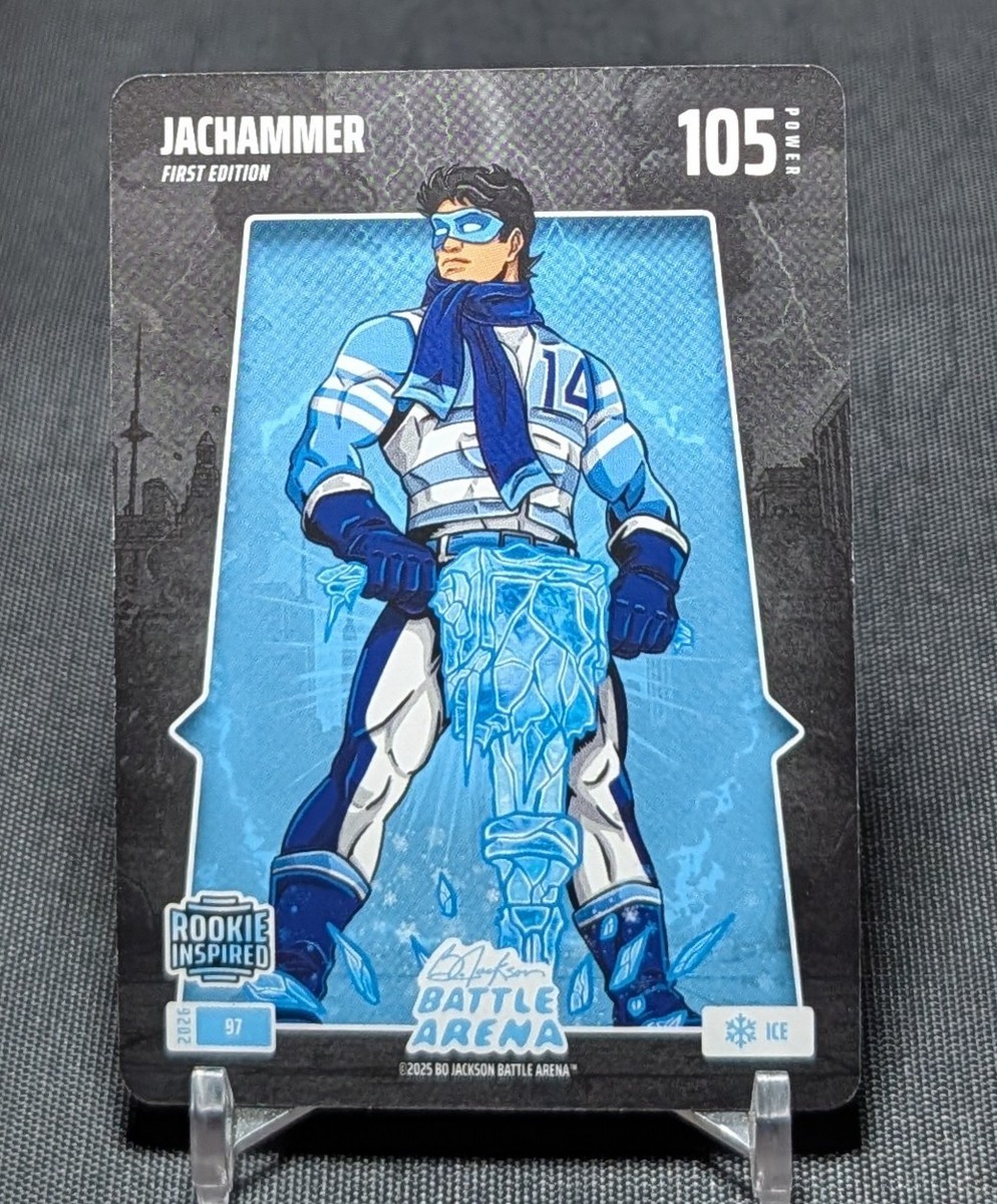 Jac Caglianone JACKHAMMER Ice Rookie RC 2026 Bo Jackson Battle Arena #157 Royals