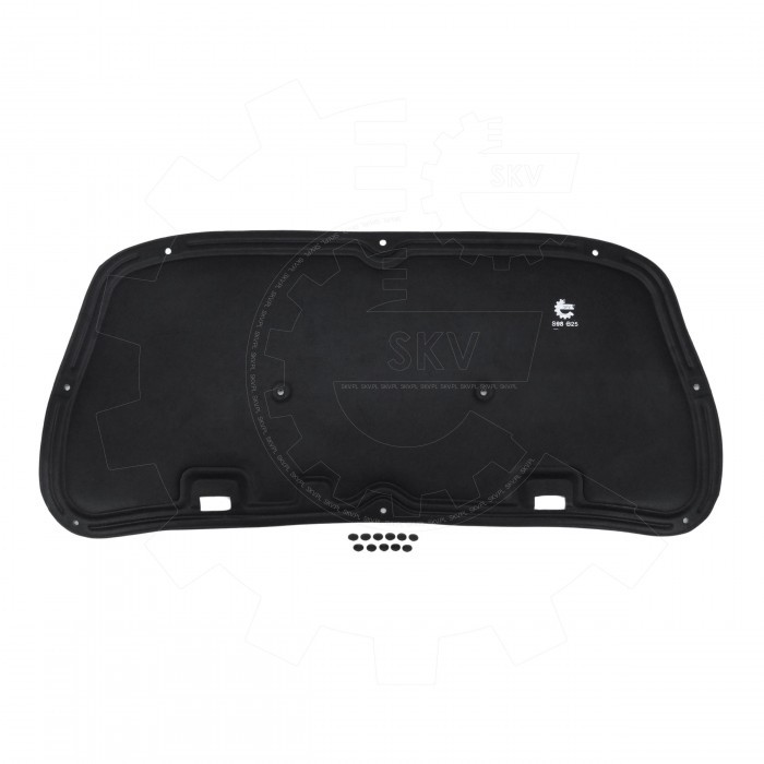Isolant insonorisation capot moteur Mazda 3 thermique et acoustique en mousse ignifuge noire