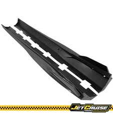 Fits 10-15 Chevy Camaro V2 Side Skirt Extension Rocker Panel Carbon Look Pp