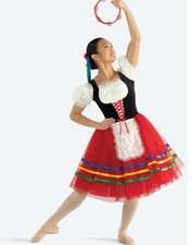 TARANTELLA Revolution Costume Collection Small Adult Mexican Dress Dance wear