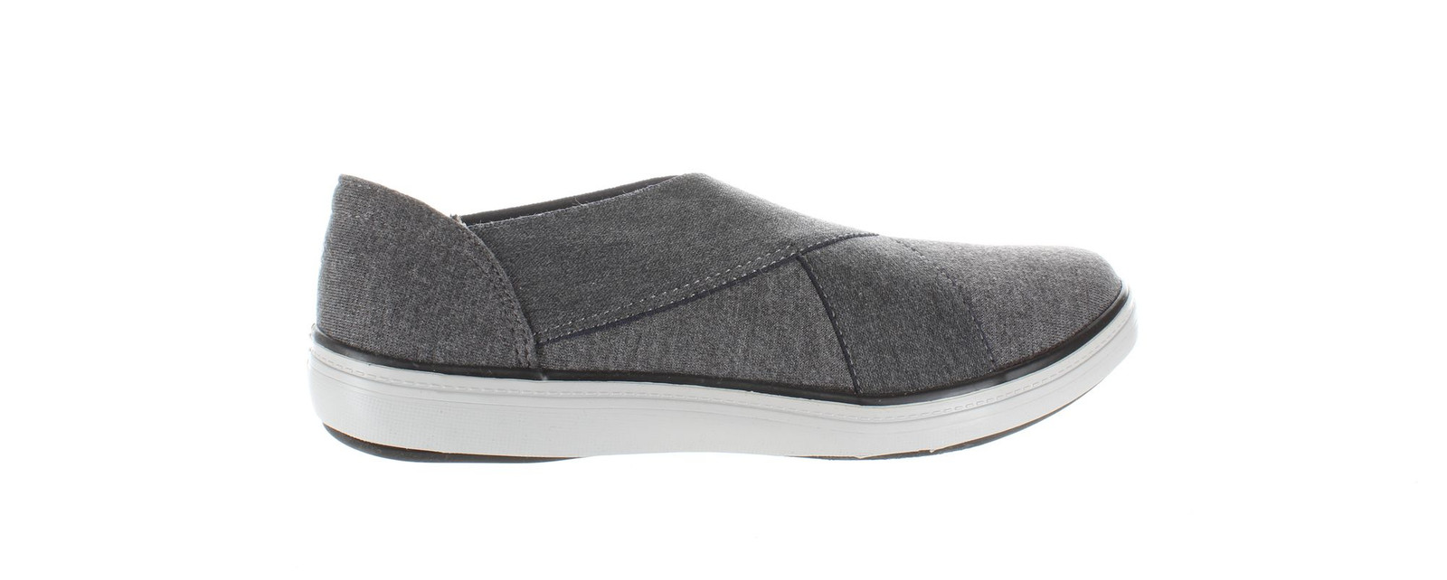 Женские балетки Grasshoppers из джерси Haven серого цвета, размер 5 (широкий)
