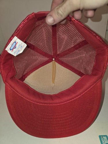 Vintage Weavar's Lawn & Garden PA Trucker Piankowy kapelusz zatrzaskowy - Zdjęcie 5 z 5