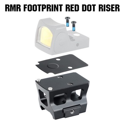 ohhunt Red Dot Mount Adapter Plate Compatible with RMR Footprint Red Dot Sight