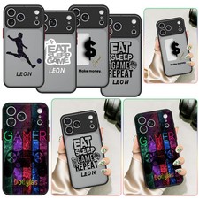 Custom Phone Cover For iPhone 14 17 Samsung S24 S26 Stylish Print Frost PC Case