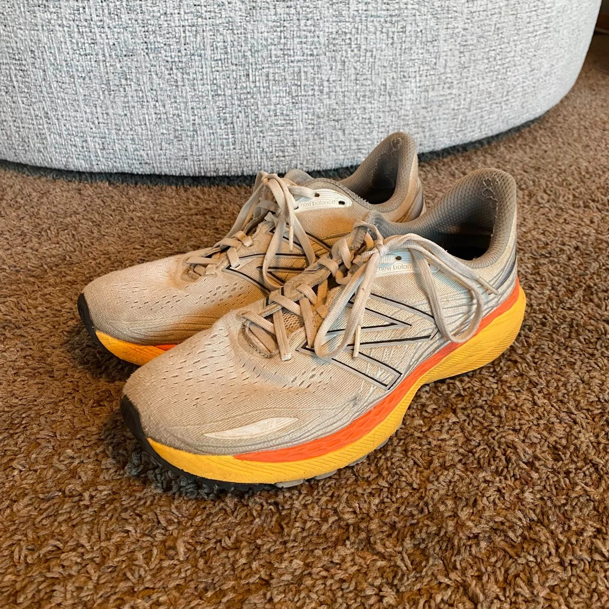New Balance Fresh Foam 860v12 White Vibrant Orange for Sale 