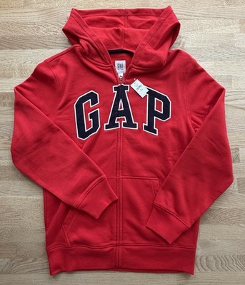 Gap Kinder Kapuzenpullover mit Reißverschluss XXL (14-16 Jahre) rot - neu mit Etikett