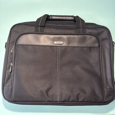 Laptop Computer Bag 15.6'' Black Targus Classic Slim Topload Messenger TCT027US