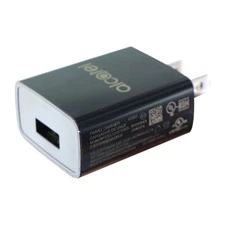 Alcatel USB Wall Charger Power Adapter - Black (5V/2A) (UC13US) - 2 Packs