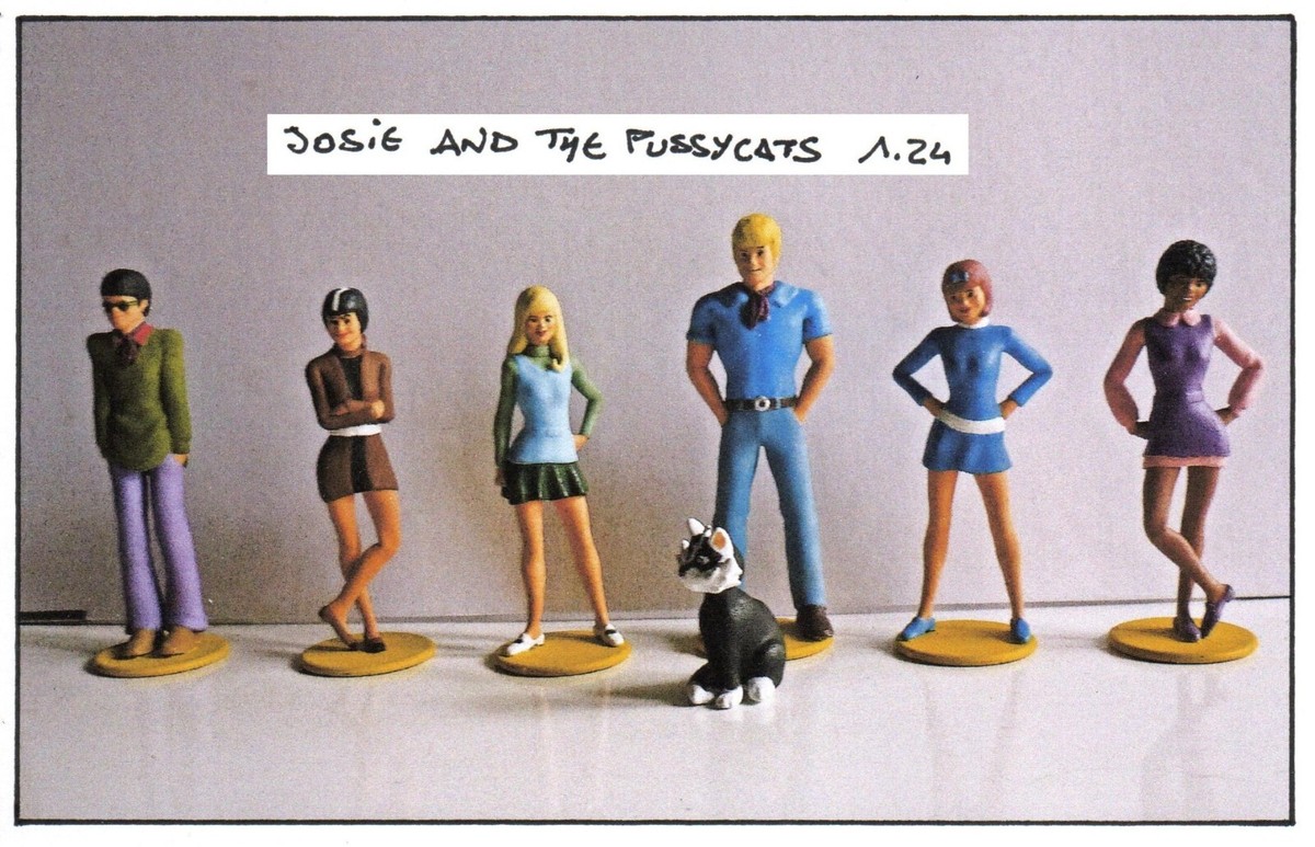 Josie and the Pussycats Melody Valerie Alan Alexandra 7 Figure 3D