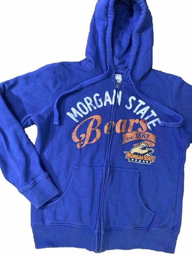Morgan State University Hoodie Womens Size Bear Medium Royal Blue 4her Sweater M