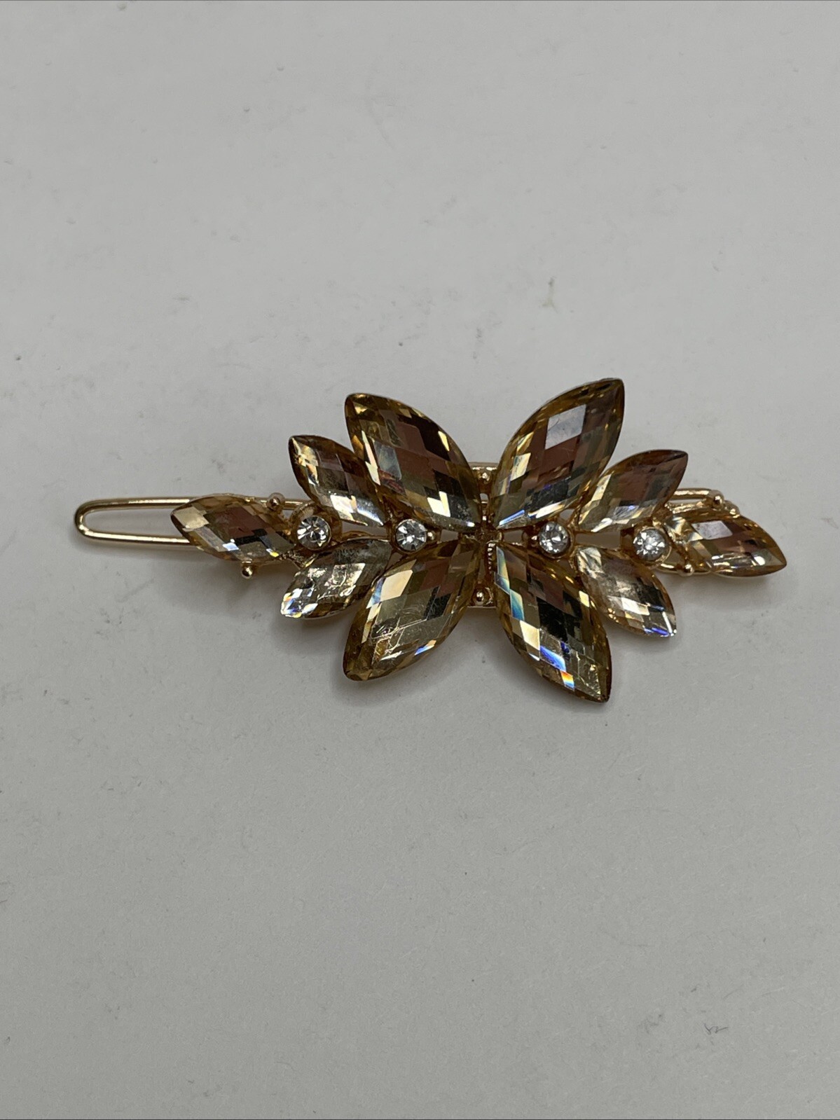 Floral Hair Clip Bobby Pin Brooch with Elegant Flower Design  