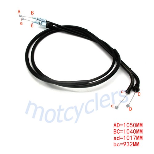 Throttle Cable for Honda CMX250X Rebel 2015-2016 CMX450 1986-1988 17910-KEN-670 - Picture 2 of 7