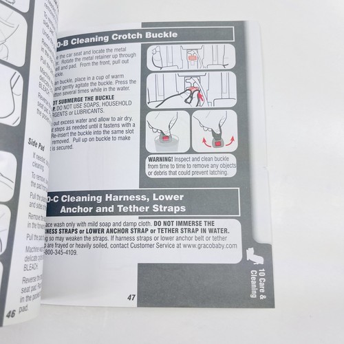 Graco 2023 Slimfit 3 in 1 CarSeat Instruction Manual NWL0001486469B 4/23 English - Picture 14 of 15
