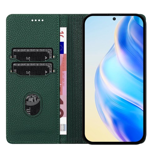 Funda de teléfono de cuero segura RFID con tapa magnética para iPhone 16 Pro 15 16e 14 13 - Imagen 23 de 120