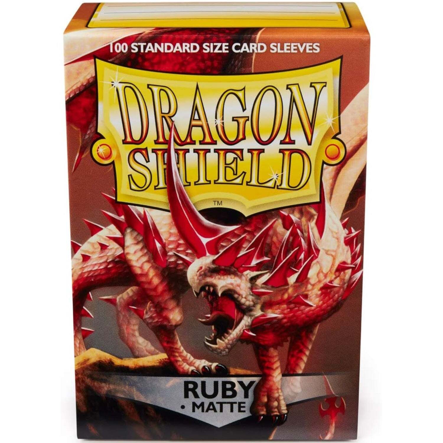 Dragon Shield Sleeves Matte Ruby - 100 Standard Size Sleeve NEW 2990₽