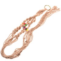 Cosmos 40 Inch Long Jute Rope Plant Hanger Macrame For Indoor And Outdoor on sale Cosmos 40 Inch Long Jute Rope Plant Hanger Macrame For Indoor And Outdoor on sale