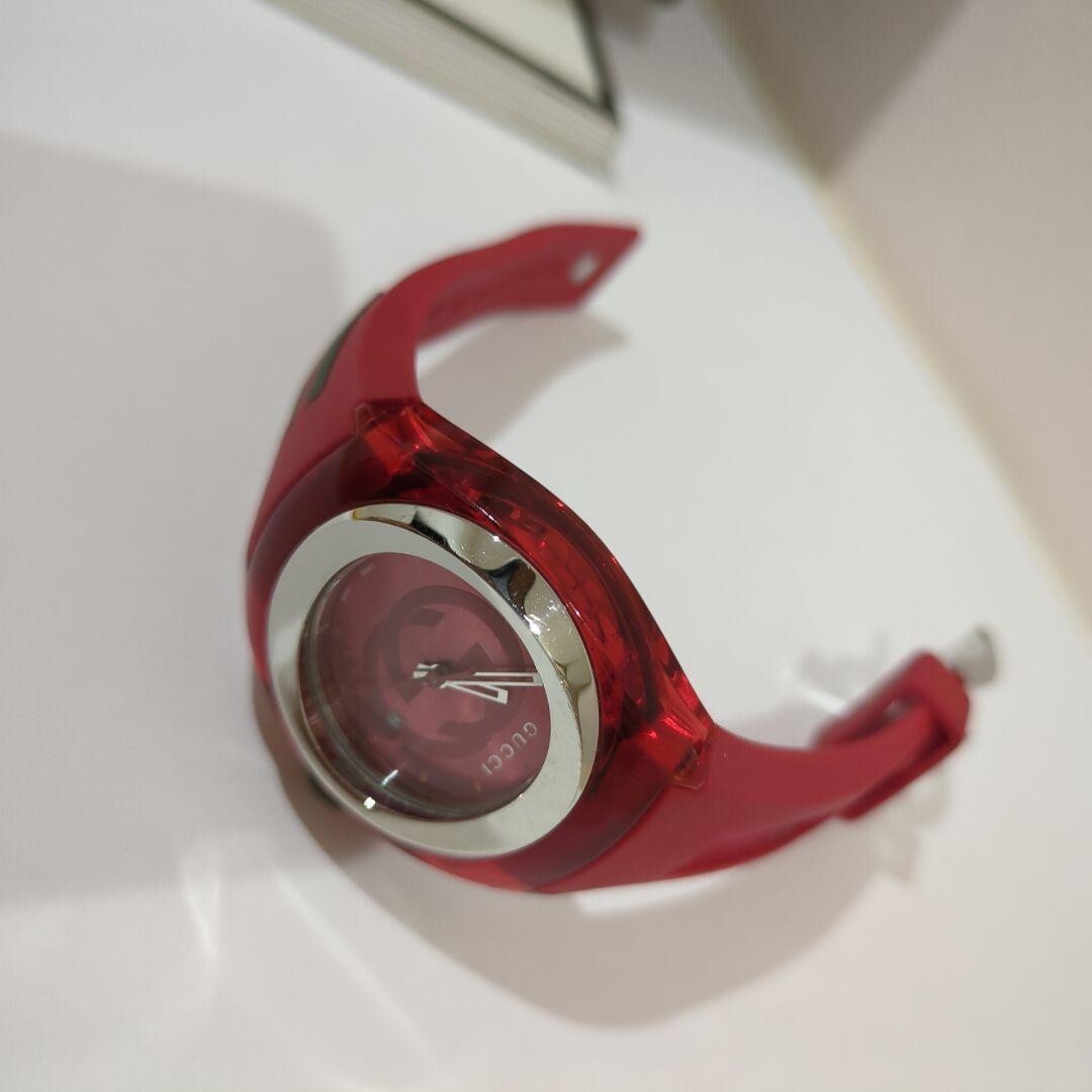 GUCCI グッチsync archive Watch rubber レッド Gucci Sync Quartz Rubber Watch, 45mm - Samsclub.com