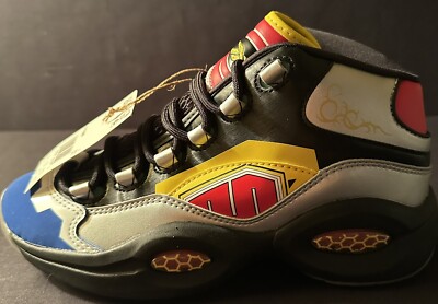 Reebok x Power Rangers Question Mid Megazord Iverson Answer GS Size 5.5 GY0588