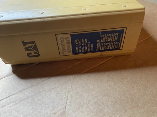 CAT Caterpillar 416D, 430D - 442D Backhoe Loaders Service Manual VOL.2 RENR3570
