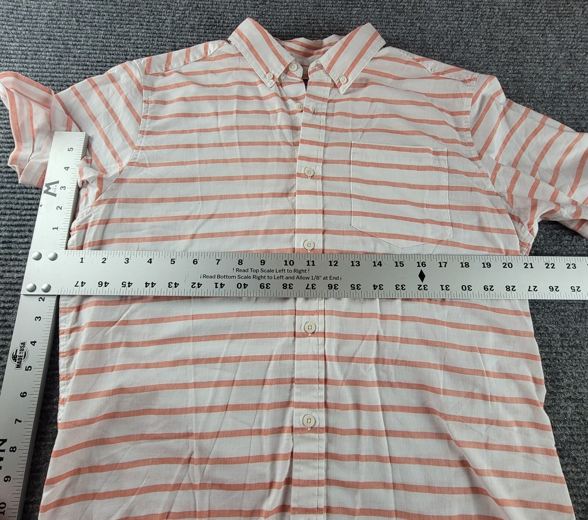 Patagonia Men's Organic Cotton Short Sleeve Striped Button