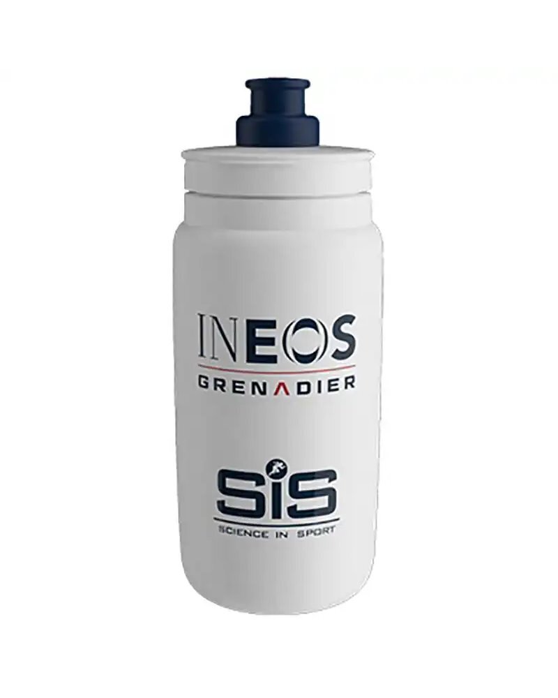 Elite Borraccia Fly Team Ineos Grenadier 2023 550ml, Bianco