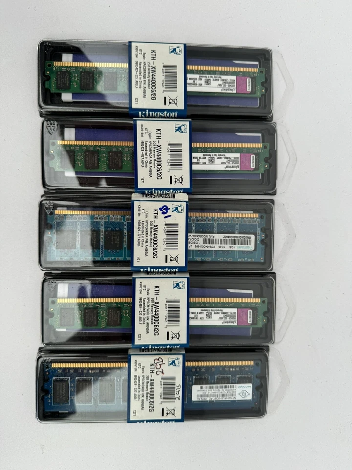 5x Kingston KTH-XW4400C6-2G Memory Module - 1GB To 2GB - Image 2 of 3