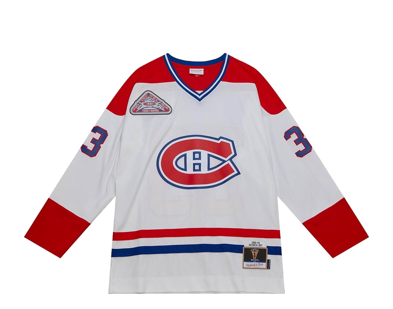 Мужская БЕЛАЯ МАЙКА Mitchell - Ness NHL КАНАДИЕНС 1992 года ВЫПУСКА ПАТРИК РОЙ 35890₽