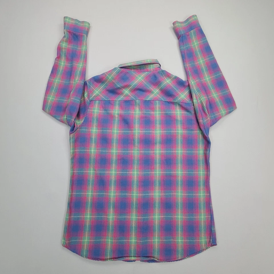 Sovereign Code Shirt Mens Large Blue Pink Button Up Casual Outdoors Comfort - Image 2 of 4