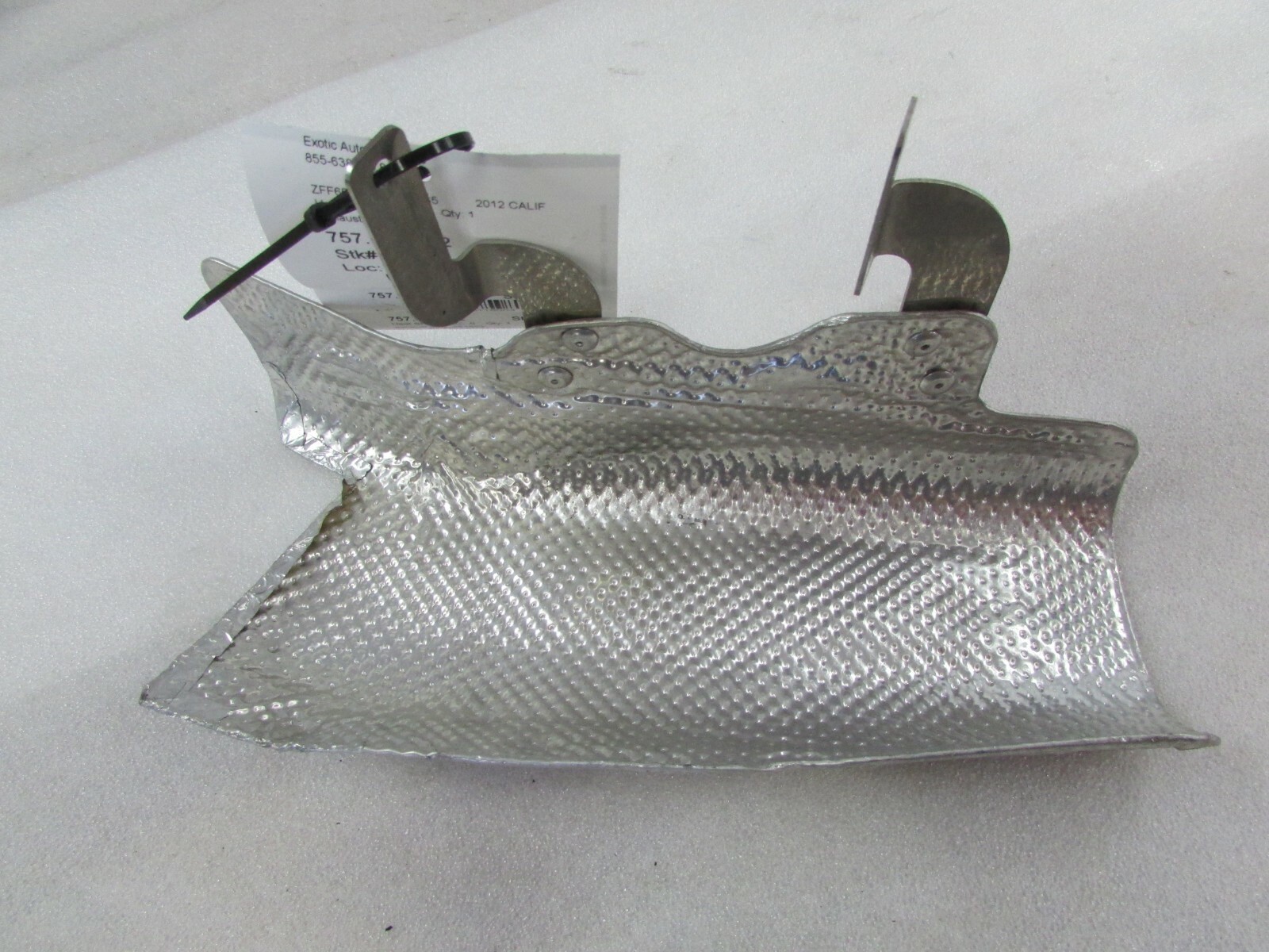 Ferrari California, LH, Front Transmission Exhaust Heat Shield, Used, P/N 251652