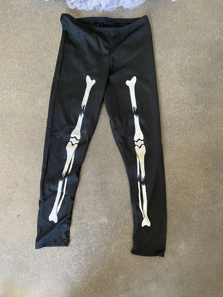 Disfraz esqueleto Halloween niñas talla SM (-6-8) Foto 4 de 4