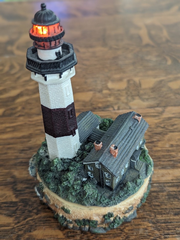 Montauk Point Lighthouse Music And Trinket Box Light Up | eBay
