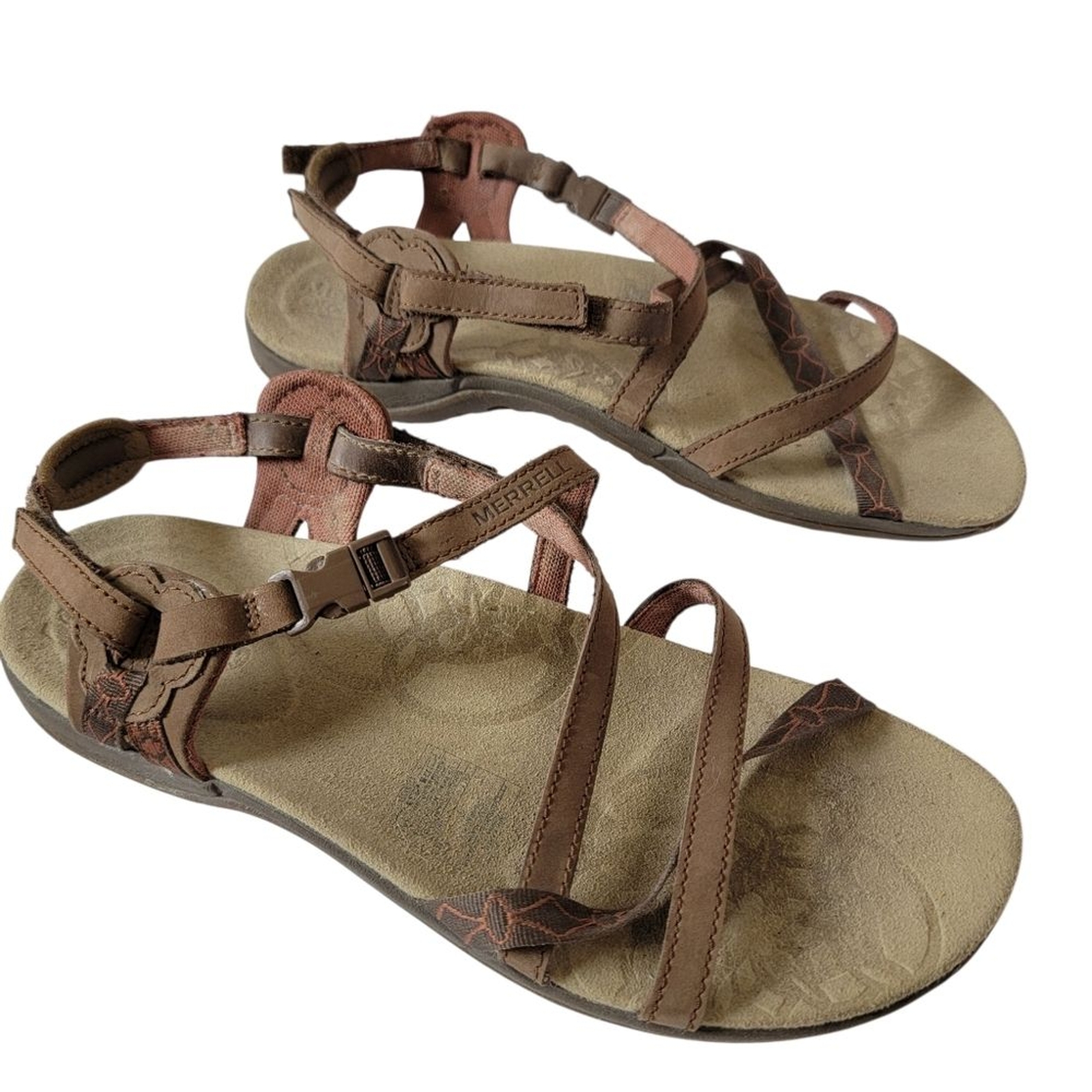 Sandali con cinturino Merrell Dark Earth Performance taglia 9 outdoor casual