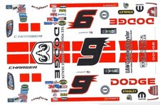  9 Kasey Kane Hat Stripe Dodge 1/24th Scale Peel N Stick Tear Proof Vinyl DECAL