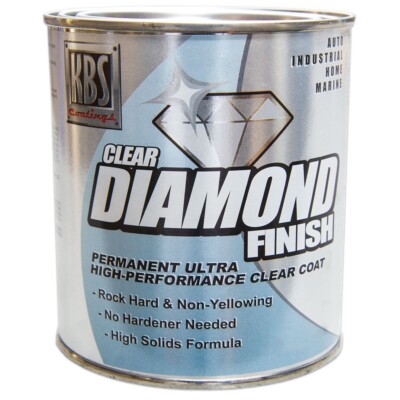 KBS Coatings Diamond Finish Klar Glanz Finish Ultra Hart Vergilbungsfrei 946ml