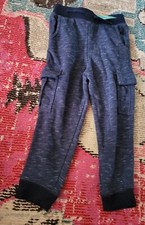 NEW NWT Garanimals boys fall winter jogger sweat pants dark navy blue boys 4t 4
