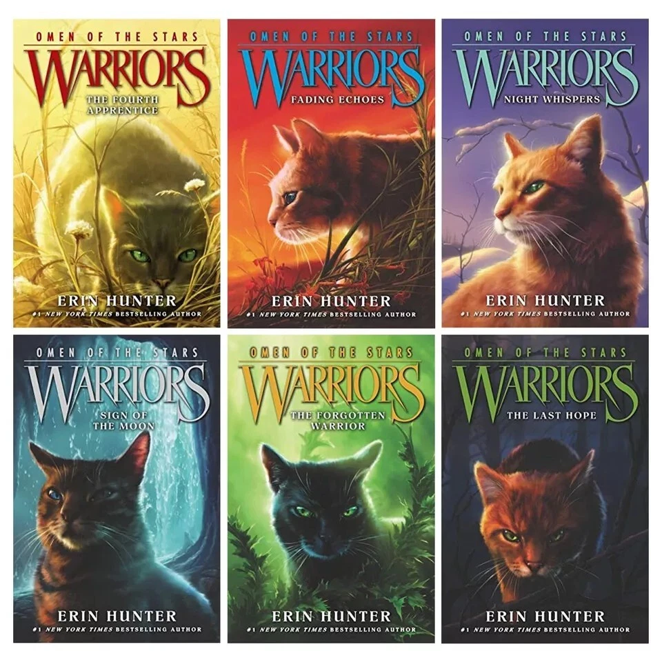 Warriors: Omen of the Stars Series 6 Books Set - Ages 8-12 -By Erin Hunter - Image 2 of 2