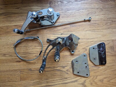 Accutronix  Slotted Forward Controls Harley Softail With 3'' extension Chrome