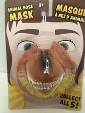 Dinosaur Nose/Face Mask Toy Ages 3 Plus All Occasions One Size Unisex  