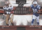 2005 Donruss Zenith Jerry Rice Marvin Harrison #AW-9
