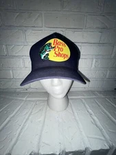 Vintage Bass Pro Shops Gray Mesh Snapback Trucker Cap Gone Fishing