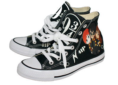 CONVERSE Kids Harry Potter 9 3/4 Sneaker Size Junior 4 EUR 36.5 Black Canvas